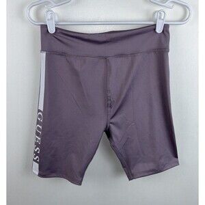 Guess Woman Xolani Logo Bike Short Dusty Lilac Women's Size S NWT